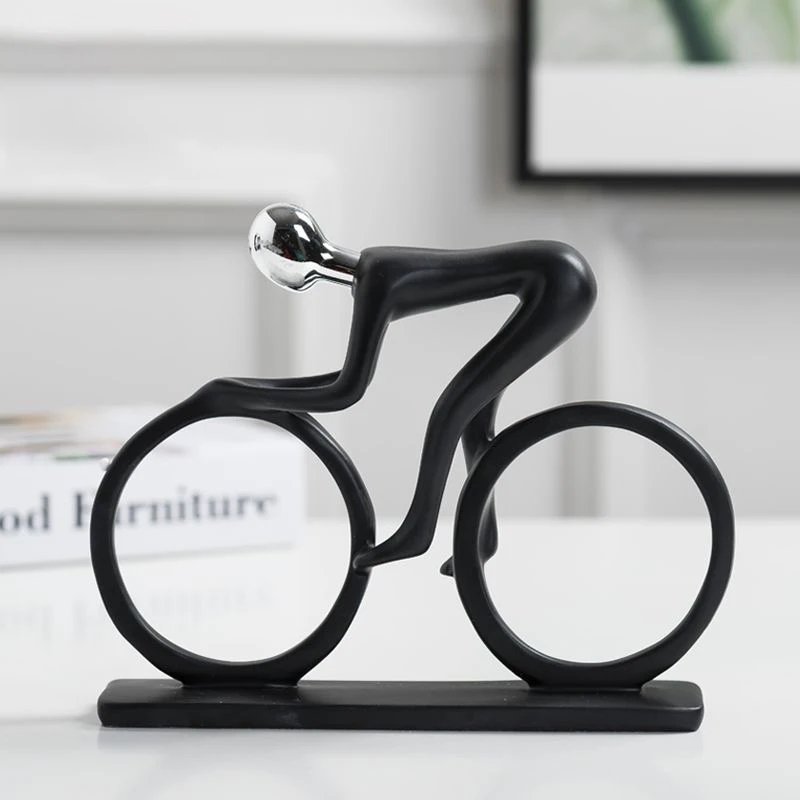 Modern Abstract Resin Cyclist